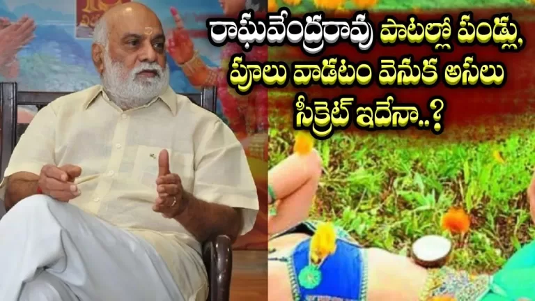 Is this the real secret behind using fruits and flowers in Raghavendra Rao’s songs? | Telugu Bullet