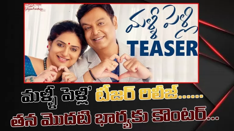 Malli Pelli Telugu Movie Official Teaser | Naresh | Pavitra Lokesh | Telugu Trailers | Telugu Bullet