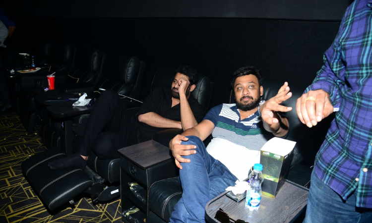 Prabhas Interacted with Fans at No 1 AMB Mall