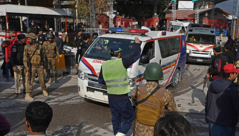 Police believe IS is responsible for the Pak rally blast