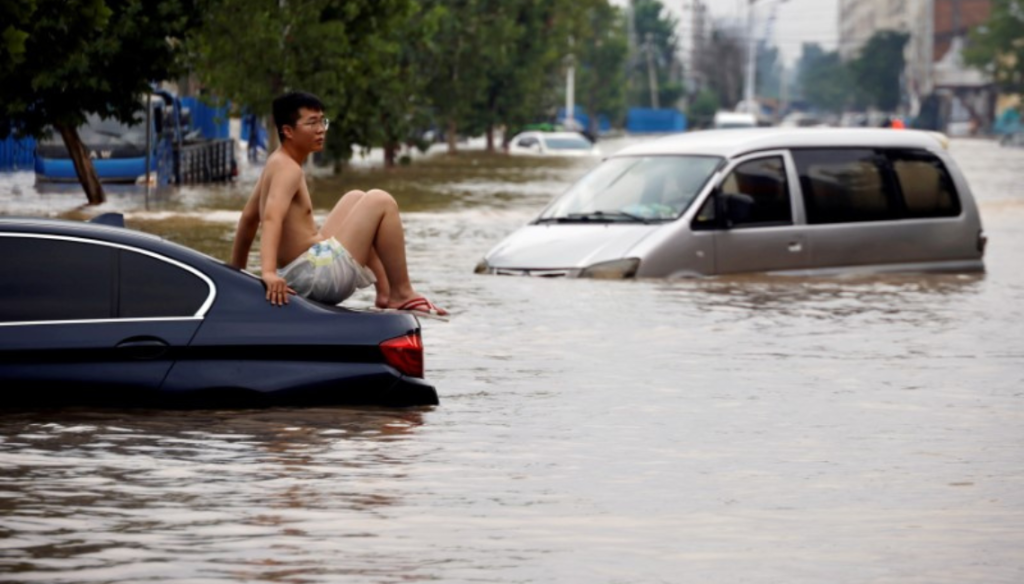 China's rainstorms forced over 9,700 people to flee