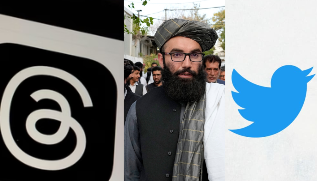 Taliban favors Musk's Twitter over Threads on Zuckerberg's website.