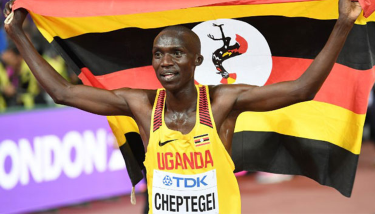 Cheptegei wins the 10,000m world title three times straight