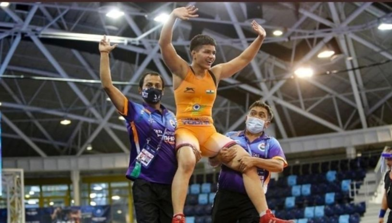 Priya Malik won the U20 World Championship gold medal