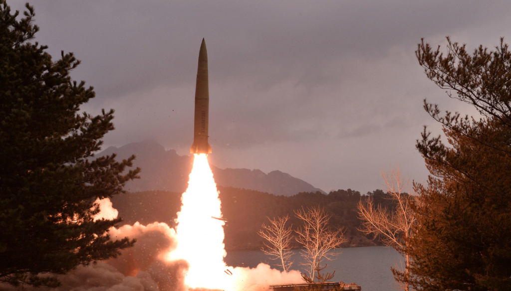 North Korea launches two short-range ballistic missiles