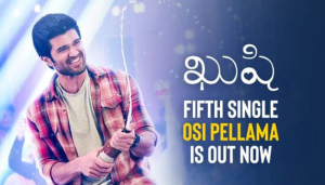 the fifth single from the movie kushi, osi pellama, is now available
