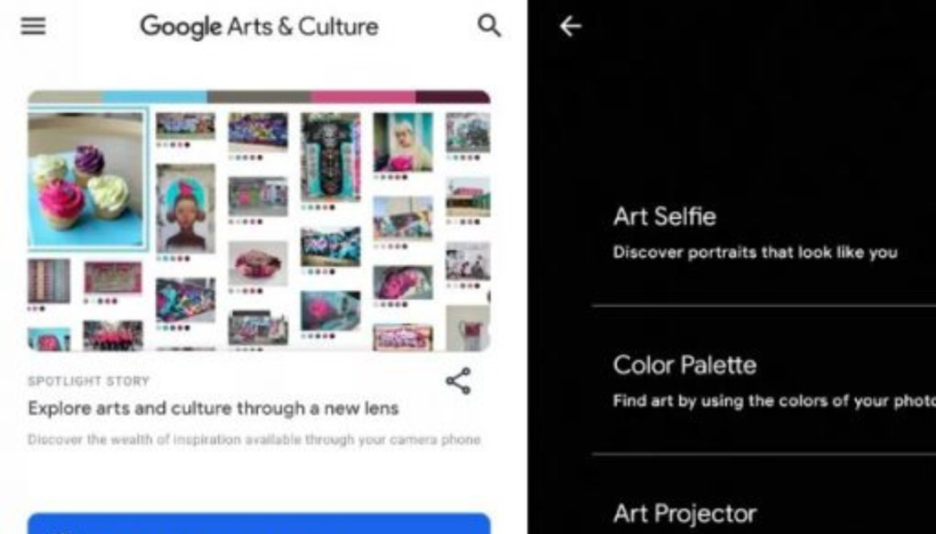 The 'Arts & Culture app for Android has been rebuilt