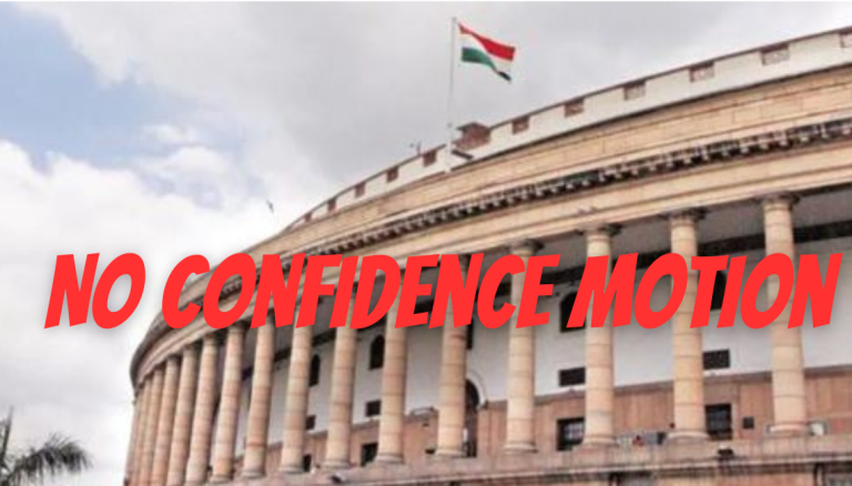 Motion for no-confidence in the Lok Sabha