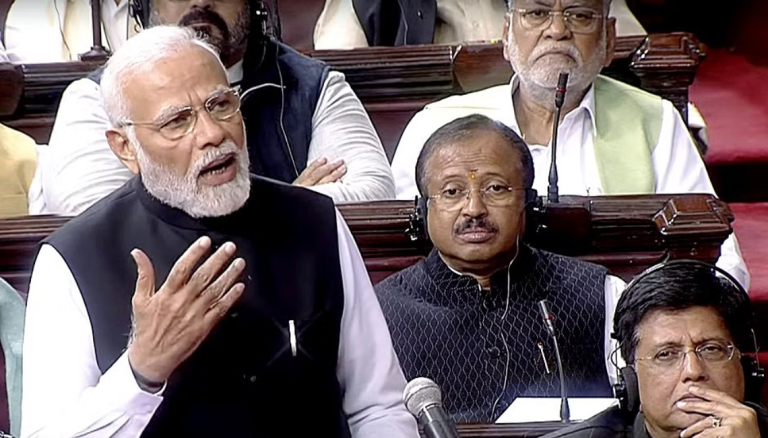 PM Modi will respond to the no-confidence motion in the Lok Sabha today