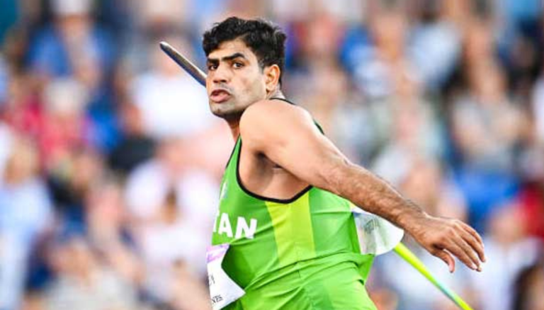 Arshad Nadeem of Pakistan wishes Neeraj the best of luck