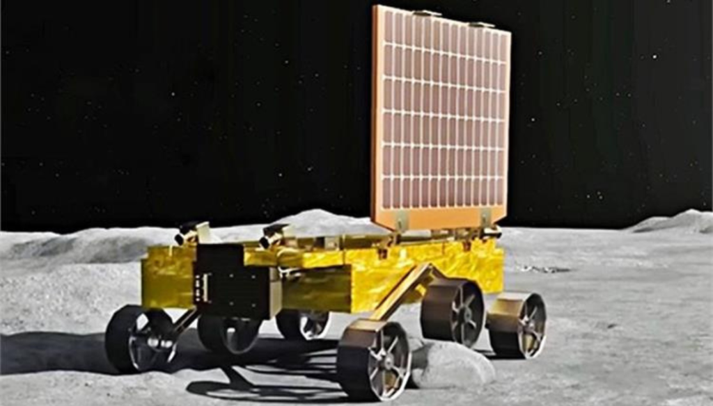 pragyan rover clicked an image of vikram lander