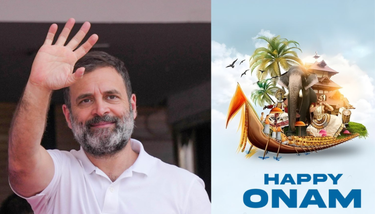 Rahul Gandhi expresses Onam greetings to everyone