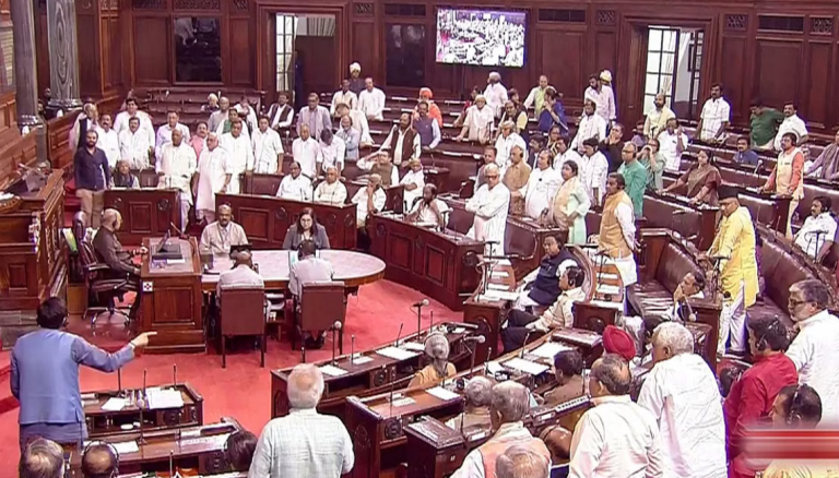 Opposition MPs file notices in RS regarding Manipur violence