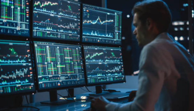 The rupee is uncertain as stock markets fall