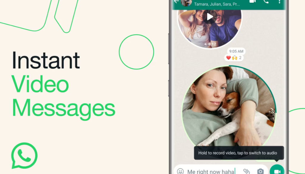 video messaging on ios is being broadly rolled out by whatsapp