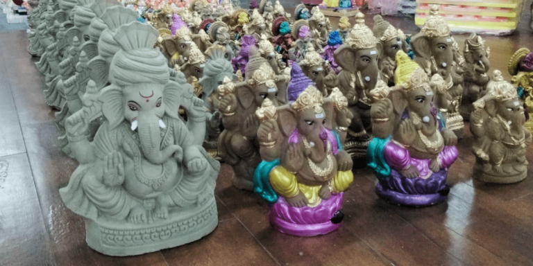 HDMA Commences Distribution of 100,000 Free Clay Ganesh Idols