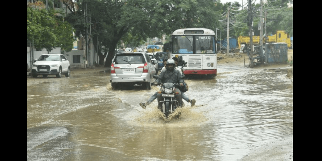 Hyderabad Grapples with Severe Flooding After 10 cm of Rainfall