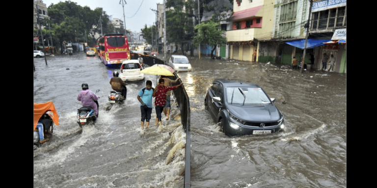 Hyderabad Grapples with Severe Flooding After 10 cm of Rainfall