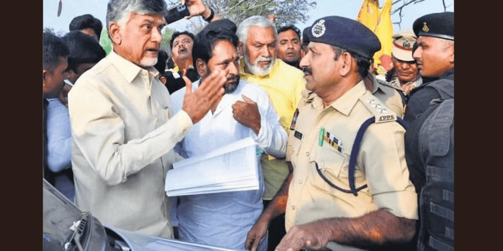 TDP Leaders Placed Under House Arrest Following Naidu's Detention