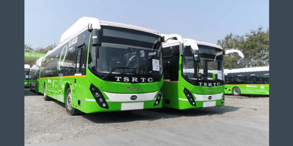 tsrtc introduces 25 environmentally friendly luxury buses