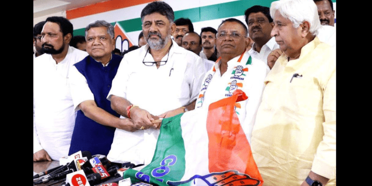 Former BJP MLA Joins Congress Party
