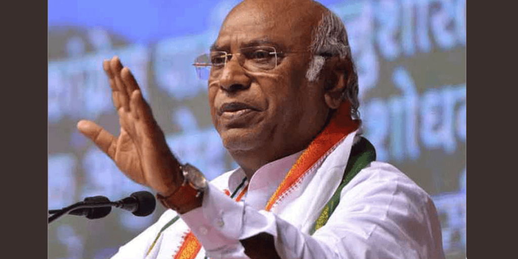 kharge reveals poll schedule for five states