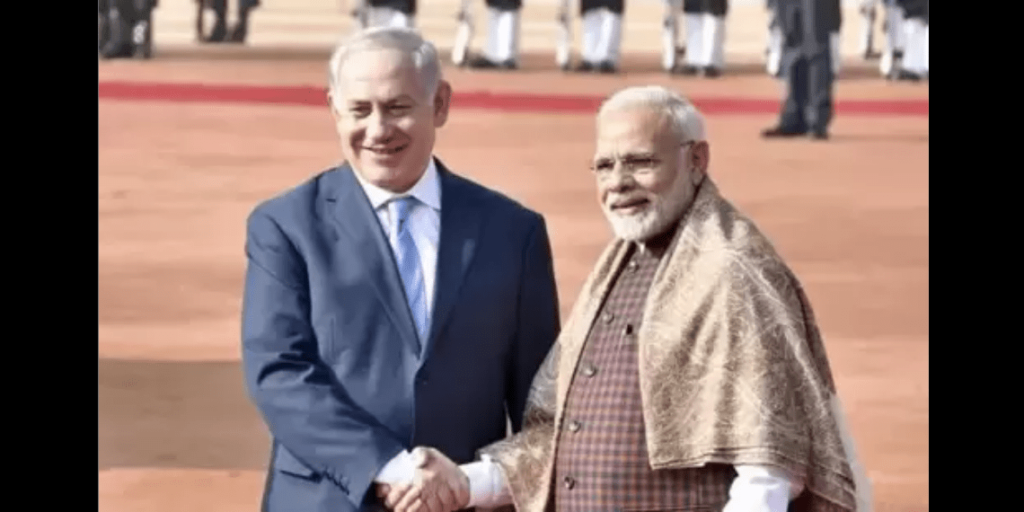 Prime Minister Modi Shows Support for Netanyahu in Solidarity