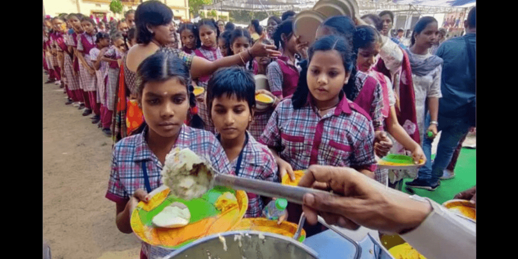 telangana chief minister launches breakfast scheme for 23 lakh students