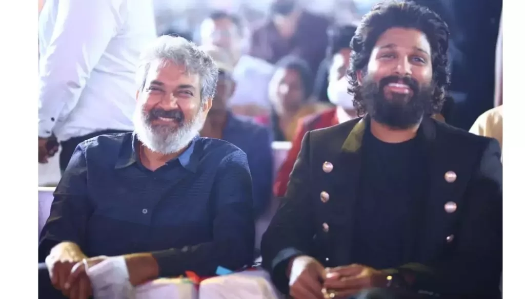 For this reason, Rajamouli, Allu Arjun, and their families fly to Delhi.