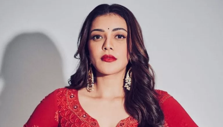 Kajal Aggarwal Radiates Beauty in Fiery Red Dress