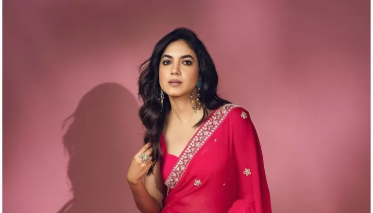 Ritu Varma Looks Pretty in Pink Saree