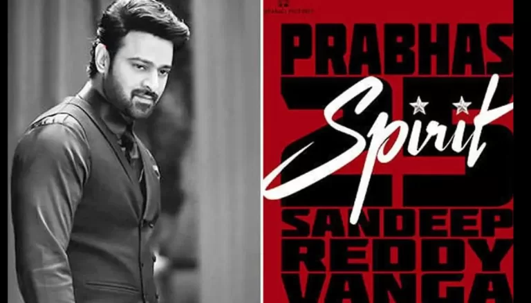 Prabhas Spirit Movie: Release Date Locked