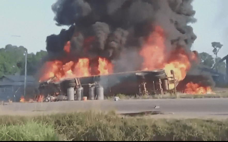 Fuel tanker blast in Liberia