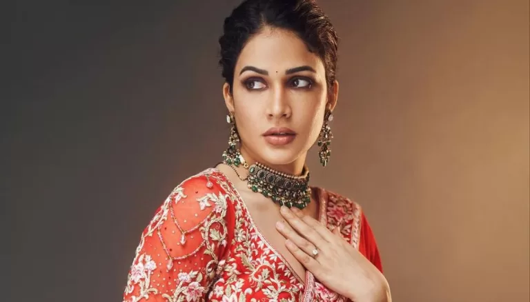 Lavanya Tripathi Looks Stunning in Red Saree