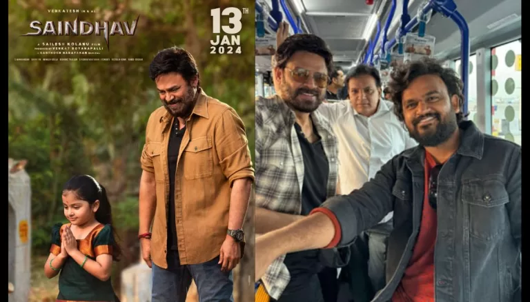 Saindhav: Venkatesh’s Sankranthi Storm Hits Vijayawada!