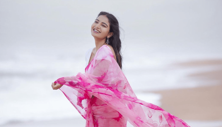 Ananya Nagalla Latest Photos | Charming in Pink Saree