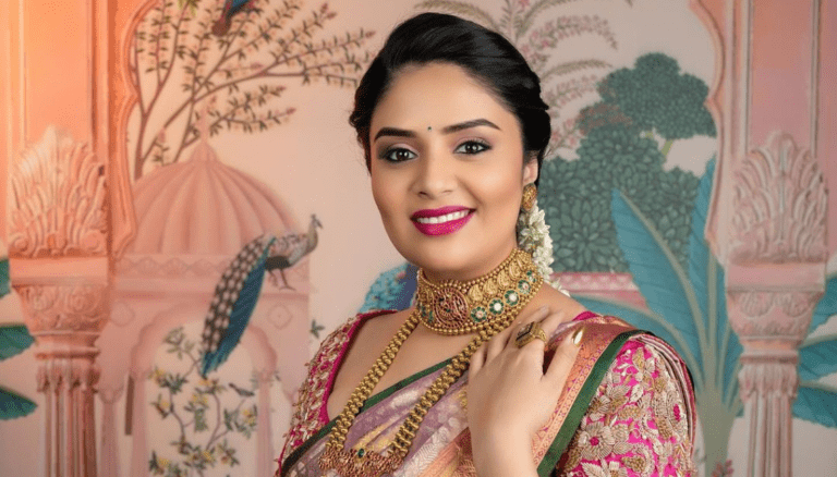 Sreemukhi Saree Pics | Looks Beautiful in Traditional Attire