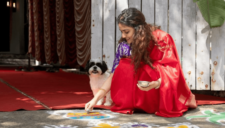 Keerthy Suresh Family Photos | Celebrating Sankranti