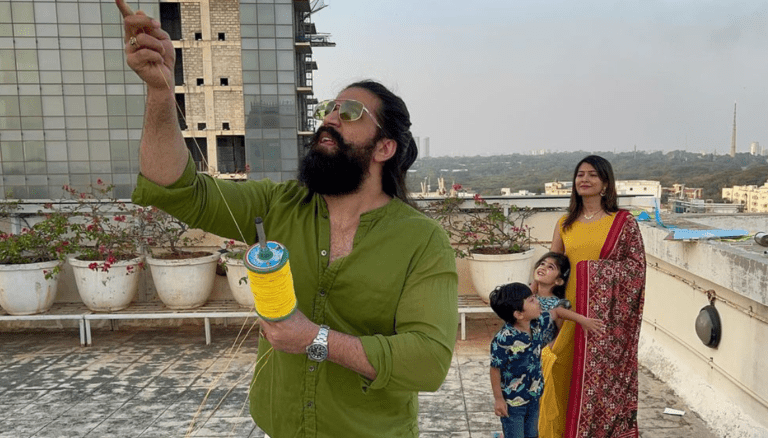 Yash Family Latest Photos | Sankranti Vibes | Playing with Kites