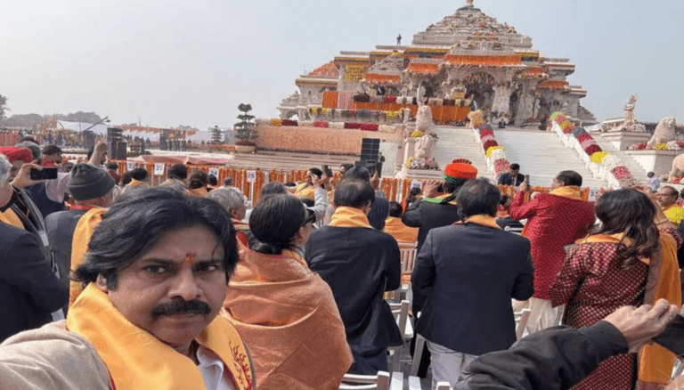 Telugu Celebrities Attended Ayodhya Ram Mandhir Today