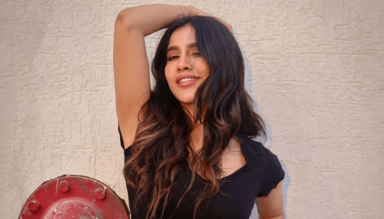 Nabha Natesh Hot Pics in Balck Short Outfit