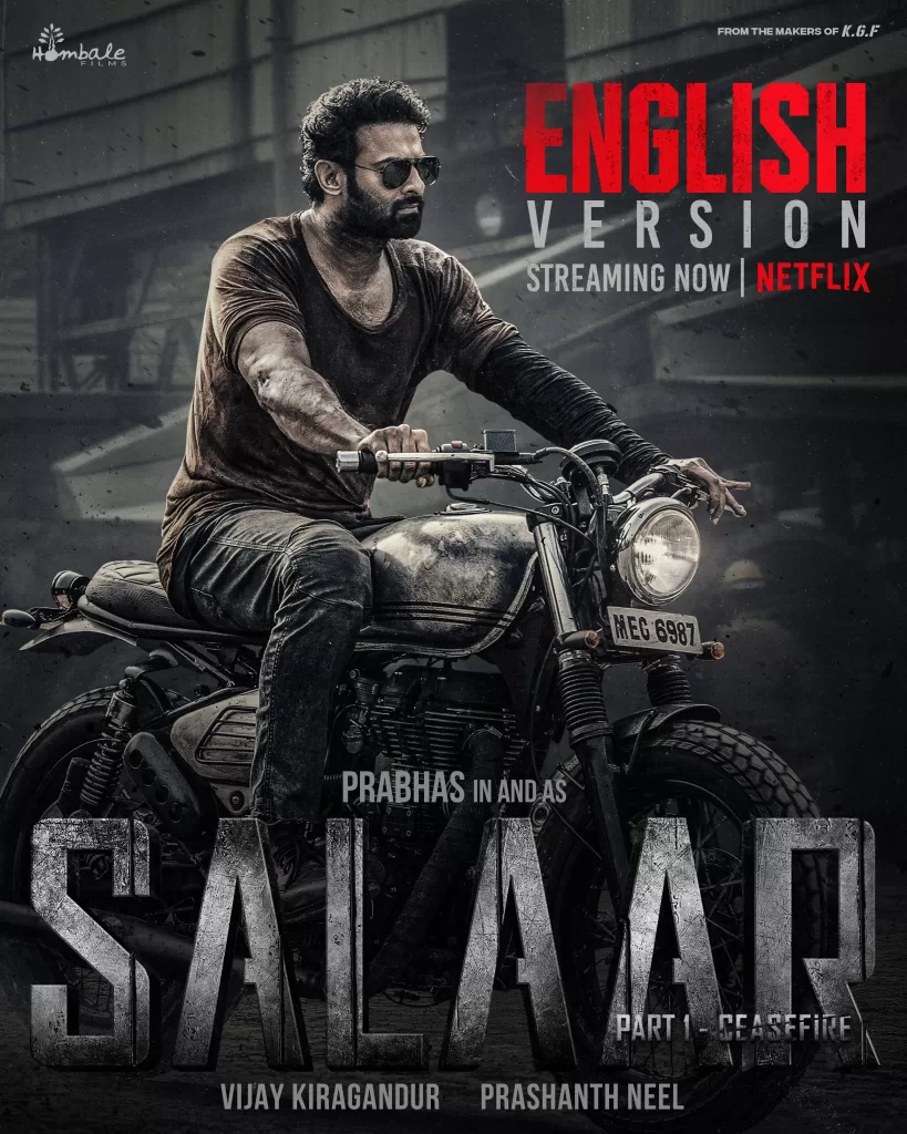 Salaar OTT English Version