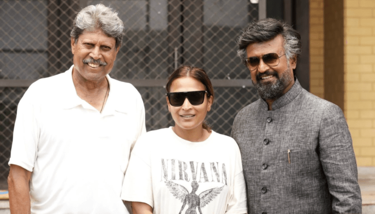 Lal Salaam: Rajinikanth and Kapil Dev Unveiled in a Picture-Perfect Moment