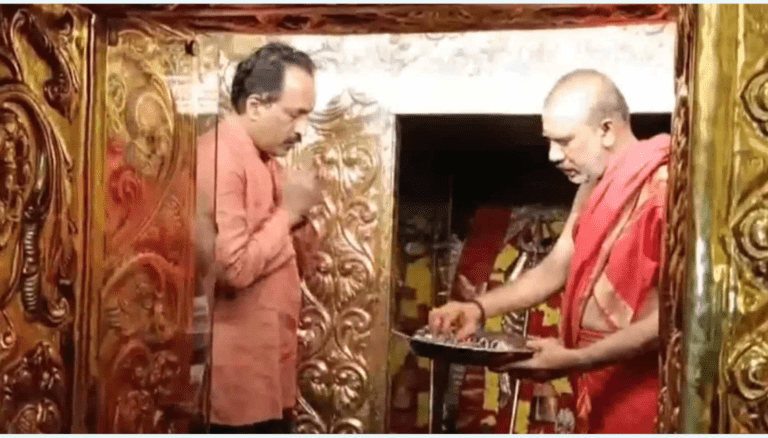 ISRO Chairman S Somanath Seeks Divine Blessings Ahead of INSAT-3DS Launch