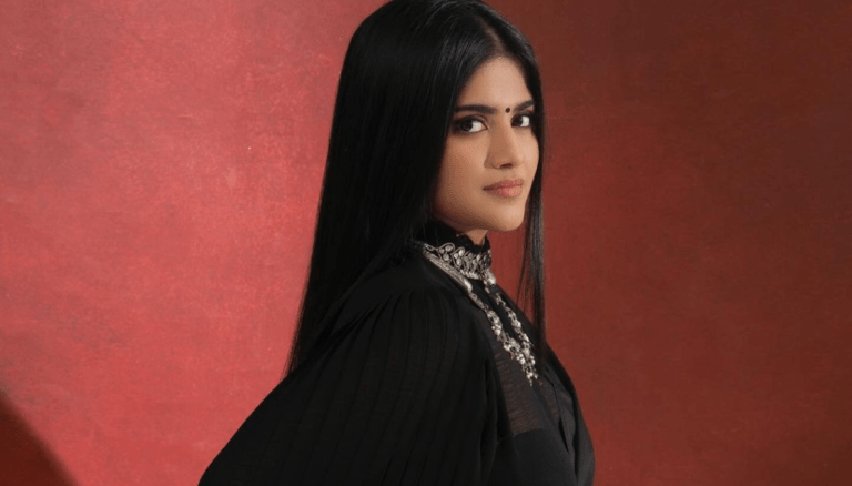 Megha Akash Latest Photos | Looks Stunning in Black Saree