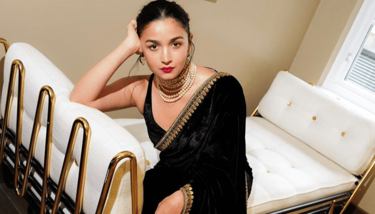 Alia Bhatt Latest Photos | Stunning in Black Saree