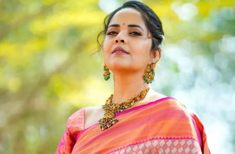 Anasuya Latest Images | looks very cute in this saree