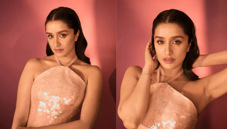 Shraddha Kapoor Looks Hot in Peach Color Outfit