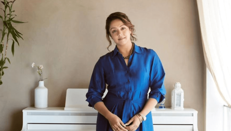 Actress Jyotika Fantastic Looks in Blue