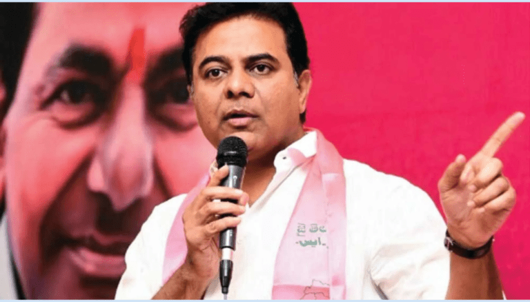 Water Crisis in Telangana Escalates: BRS Leader KTR Blames Government